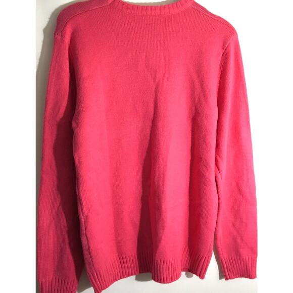 SpongeBob Square Pants Pink Knit Crewneck Sweater Size Small Nickelodeon Soft - Picture 6 of 6